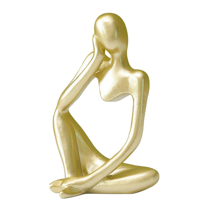 Creative Abstract Thinker Resin Sculpture Statue