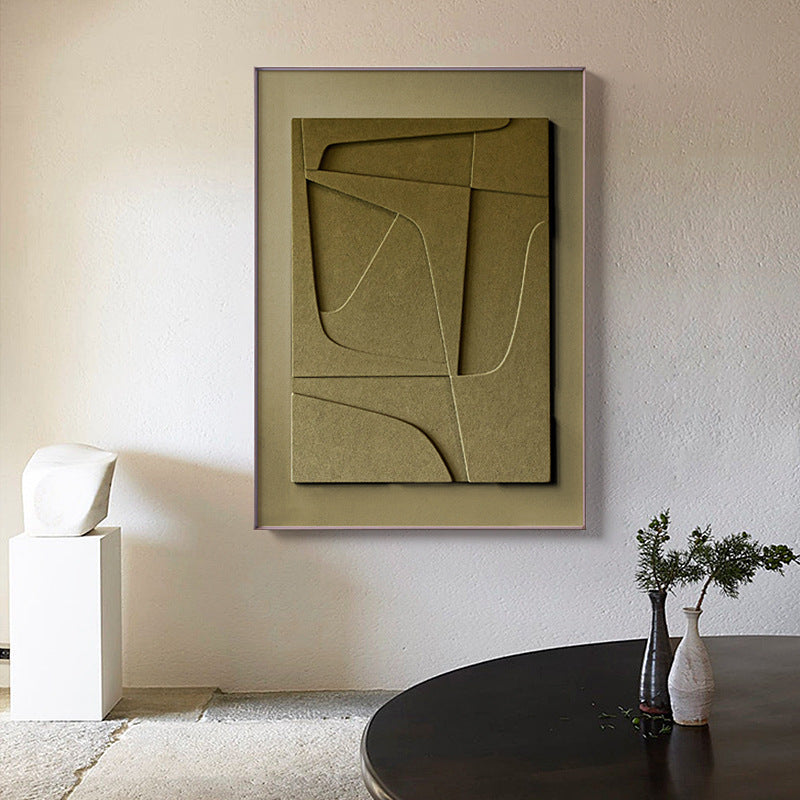 Three-dimensional Abstract Geometric Hanging Poster